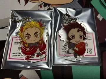 귀멸 캐릭터 드링크 아크릴 키링 렌고쿠 쿄쥬로 카마도 탄지로