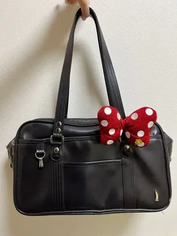 이스트 보이 스쿨 백 브라운 디즈니 리본 포함