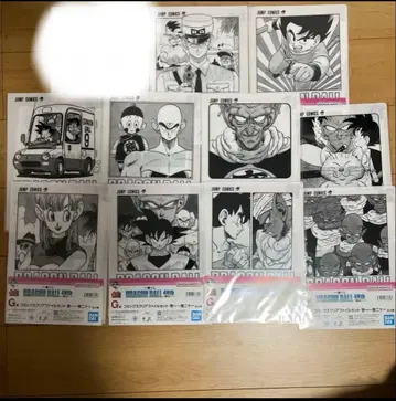 1번 복권 드래곤볼 40th G상 코믹스 클리어 파일 10종 세트