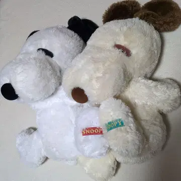 스누피 봉제 인형 2개