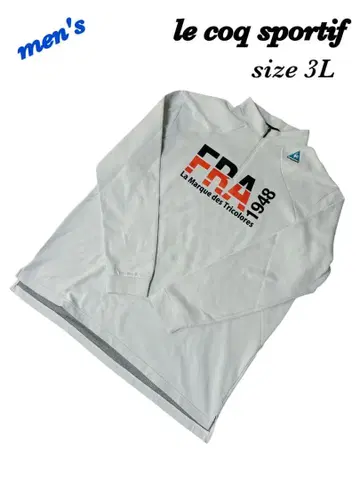 르꼬끄 스포르티브 골프 하프 지퍼 셔츠 상의 남성용 3L