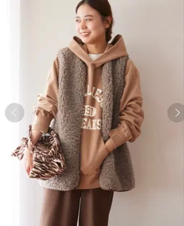 저널 스탠다드 relume 컬리 인조 모피 베스트