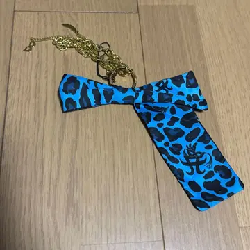 하마사키 아유미 백참 스트랩 레오파드 무늬 표범 무늬 리본 2012년