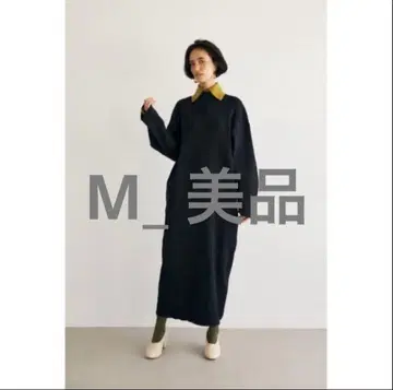 [ M_ ] RIB KNIT 드레스