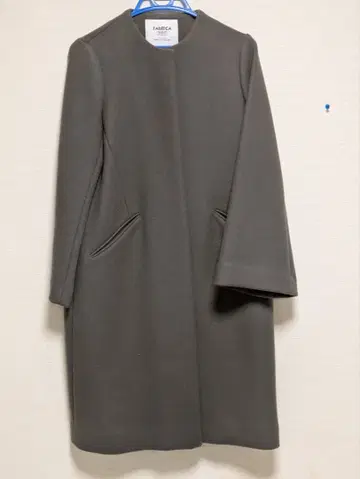 [ 새상품급 ] 그린 라벨 노카라 코트 그레이지