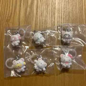 산리오 캐릭터즈 메지루시 액세서리 후와후와 스노우 컴플리트