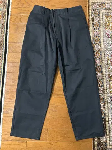 Universal 오버롤 와이드 팬츠 블랙