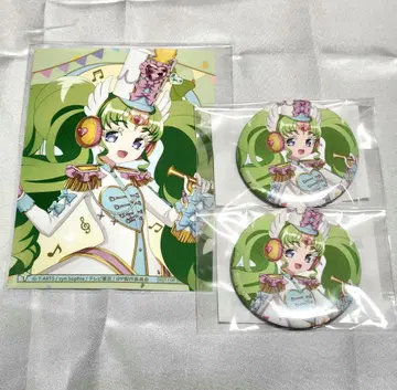 프리파라 마루쿠지 파루루 캔뱃지 구매 특전 브로마이드