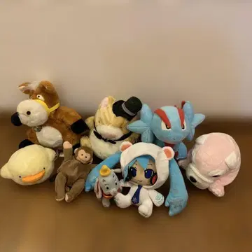 봉제 인형 세트 다양한 캐릭터