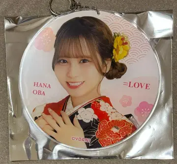 =LOVE 이코러브 오바 하나나 캔뱃지 빅상 키링 후리소데