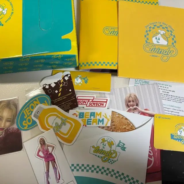 전소연 windy 미니앨범 개봉 포카포함 아이들 (G)-idle