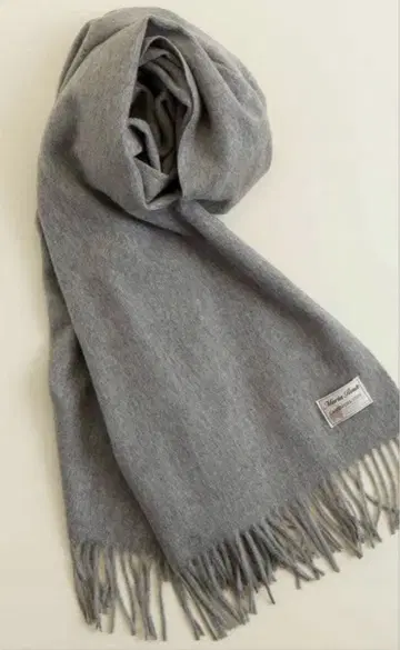 [새상품급] mariarouk 마리아 루크 머플러 라이트 그레이