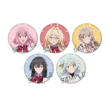 와타나레전 트레이딩 캔뱃지 5개 세트