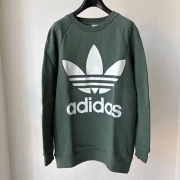 adidas 올리브 그린 맨투맨 L 사이즈