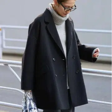 FRAMeWORK 해밀턴 리버 테일러드 코트 블랙 컨디션 최상