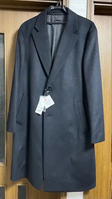 미사용 새상품 UNIQLO 체스터 코트 캐시미어 혼방