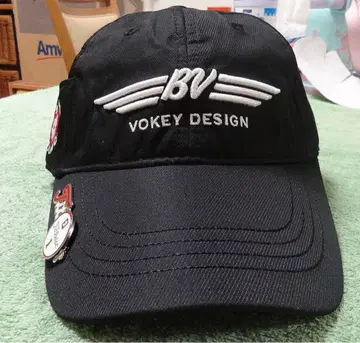 새상품/타이틀리스트 레인 캡/마커 포함! 블랙 보케이 디자인 모자 골프