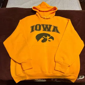 90s~00s Iowa 오렌지 후드티 XL 사이즈