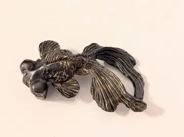 키모노 모던 suu 금붕어 오비 고정 띠 블랙