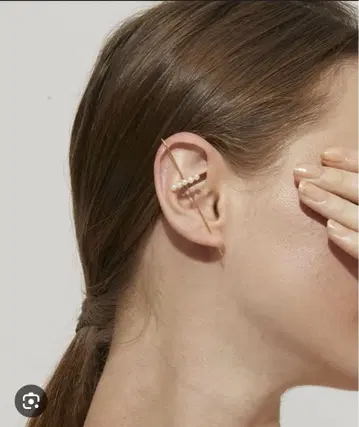 아르티다우드 펄 이어커프 귀걸이