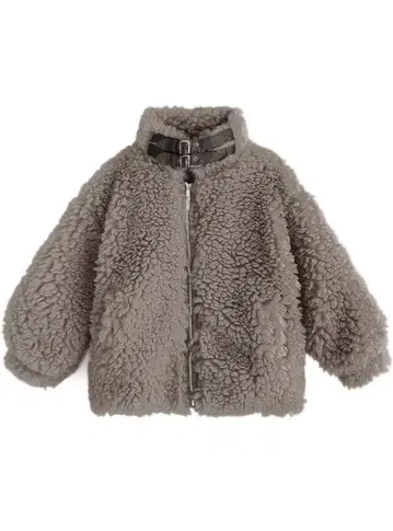 GRL 스탠드넥 시프 자켓[on338] 그레이