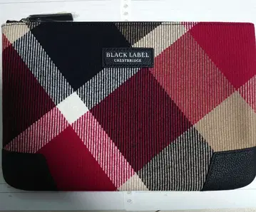 BLACK LABEL CRESTBRIDGE 체크 무늬 클러치백