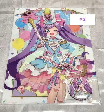 프리파라 마루쿠지 마나카 라라 클리어 파일 캔뱃지