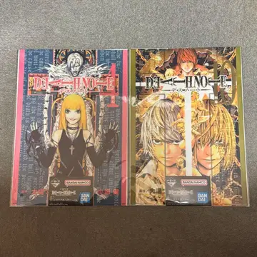 DEATH NOTE 데스노트 제일복권 F상 클리어 포스터 2개 세트