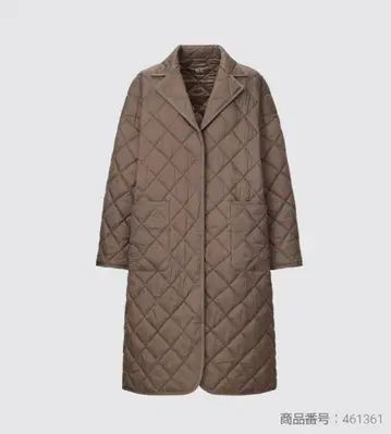 유니클로 퍼프 테크 오버 사이즈 코트