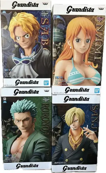 원피스 그란디스타 조로 상디 나미 사보 4세트