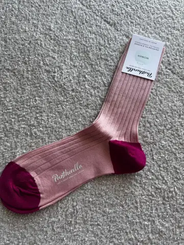 [ 미사용 새상품 ] PantherellaxDrawer 바이컬러 양말