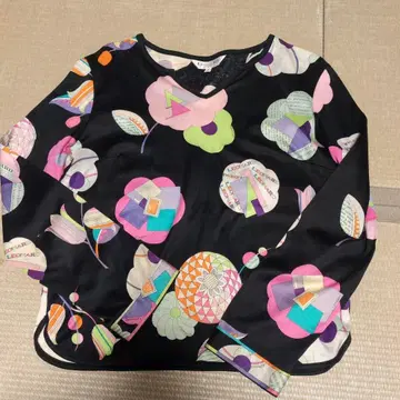 LEONARD 플라워 패턴 긴팔 셔츠 M