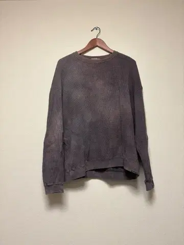 [ UpcycleLimo ] 와플 얼룩 염색 크루