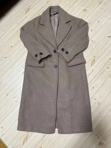 ZARA 체스터 코트 S 카멜 롱 코트 깔끔한 새상품급