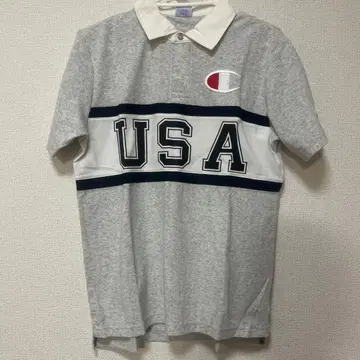 Champion USA 피케 셔츠 M 사이즈 그레이