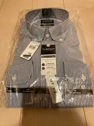 VAN BROTHERS 미사용 새상품 스트라이프 와이셔츠