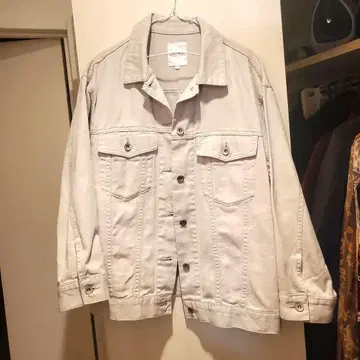 LEPSIM 라이트 베이지 데님 자켓 F