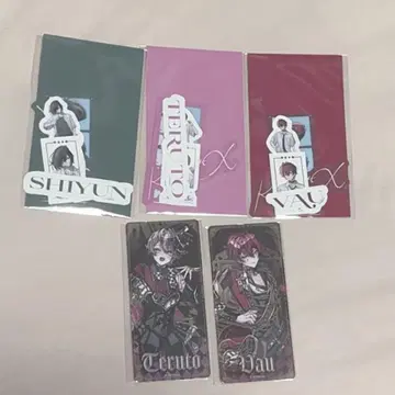 KnightX 바우군 테루토군 시윤군 스티커 세트