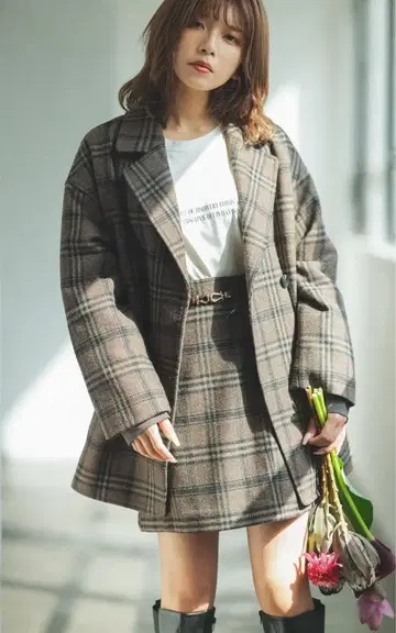 LAVANDA 미들 체스터 코트 lavanda 우노 미사코