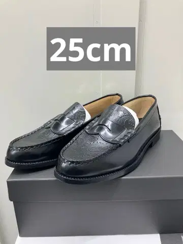 kenford EMBOSSED LOAFERS BLACK PAISLEY