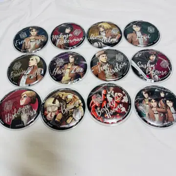 진격의 거인 USJ 캔뱃지 컴플리트