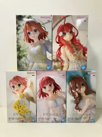 5등분의 신부 피규어 애니메이션 원화전 ver. 5종 세트