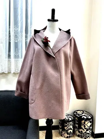 큐트!!! 더스티 핑크 DECOY 하프 코트!! 케이프!! 13호!