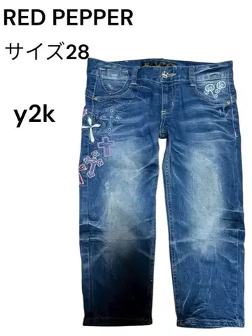 [ 대특가 ] RED PEPPER 레드페퍼 사이즈 28 y2k 그런지