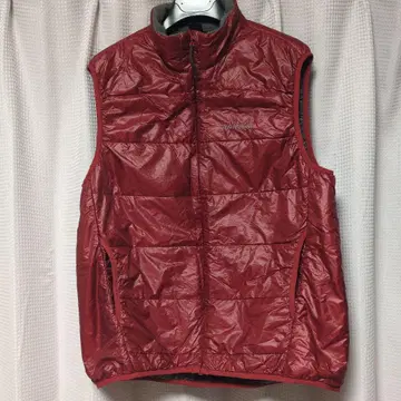 montbell 여성용 다운 베스트 XS 빨간색