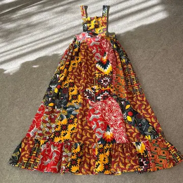 프리다 패치워크 에이프런 드레스 올 패턴 완판