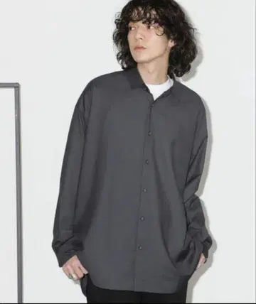 나노 유니버스 빅 드레이프 셔츠 S