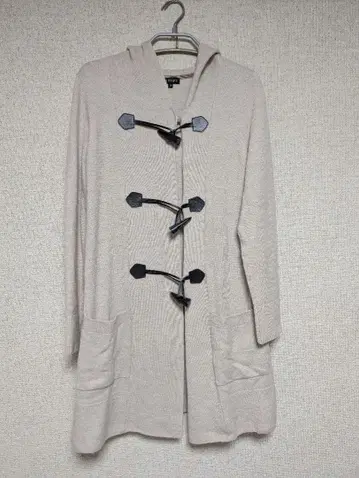 더플 코트 가디건 베이지