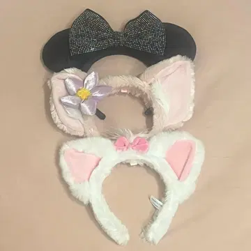 디즈니 시 마리 리나벨 머리띠 세트