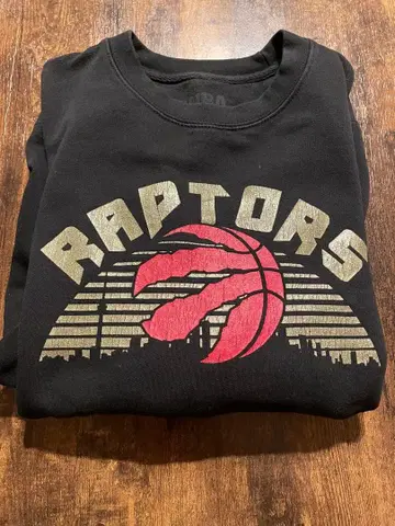 NBA RAPTORS 블랙 맨투맨 M